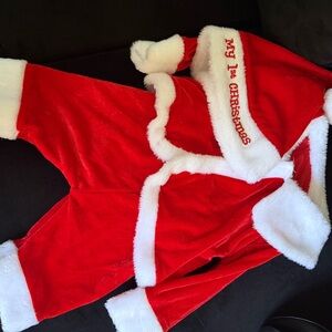 Red and White Christmas Outfit